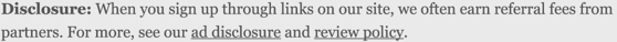Advertiser Disclosure