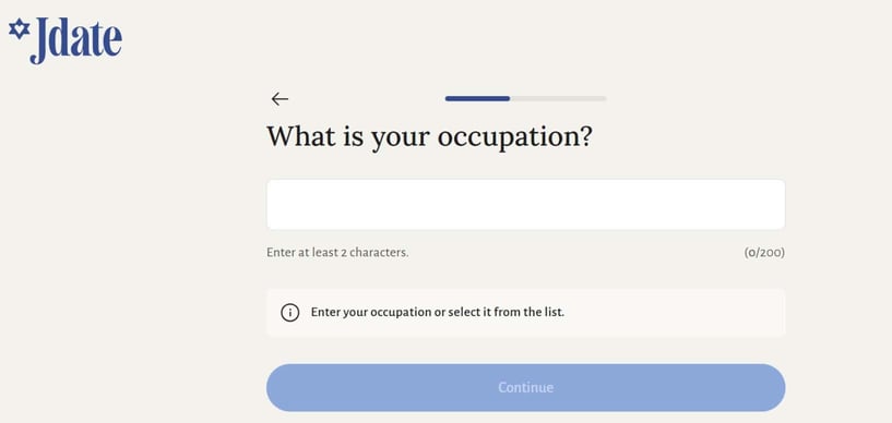 Jdate occupation question Jdate occupation question