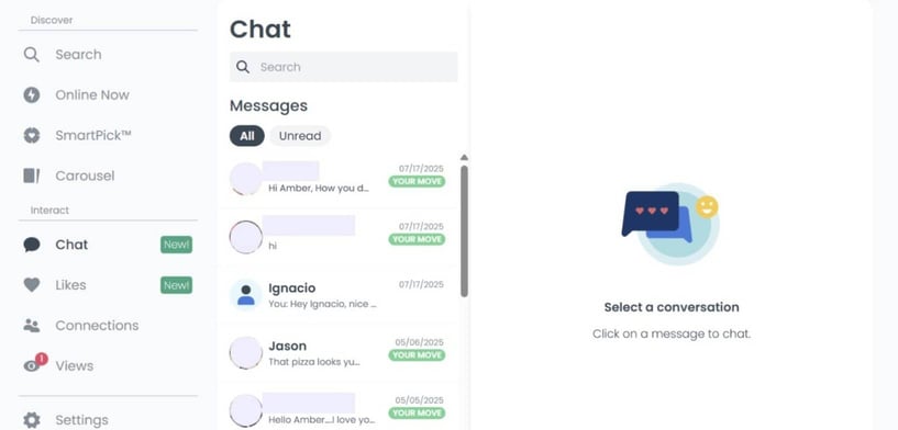 Zoosk messages