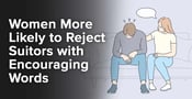 Women More Likely to Reject Suitors with Encouraging Words