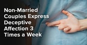 Non-Married Couples Express Deceptive Affection 3 Times a Week