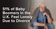 51% of Baby Boomers in the U.K. Feel Lonely Due to Divorce