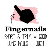 2. Check out her fingernails
