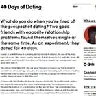 40 Days of Dating