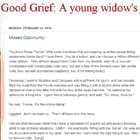 Good Grief: A Young Widow's Journey