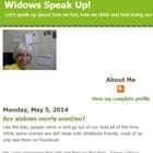Widows Speak Up