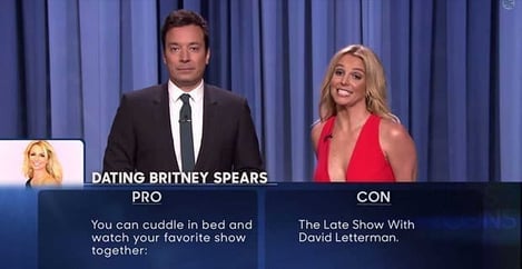 Britney Spears Is Now On Tinder Thanks To Jimmy Fallon