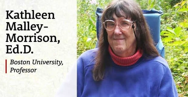 Dr Kathleen Malley Morrison Putting A Stop To Violence One Study At A Time