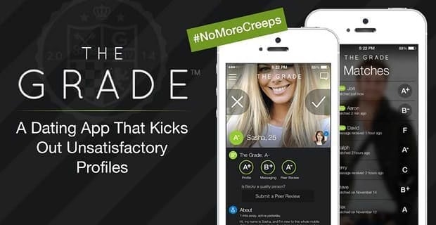 The Grade Kicking Out The Less Than Satisfactory Online Daters