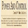 Power And Control Domestic Violence In America