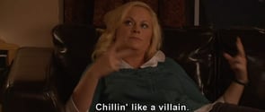 Photo of Leslie Knope chillin'