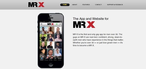 The MR X app The MR X app