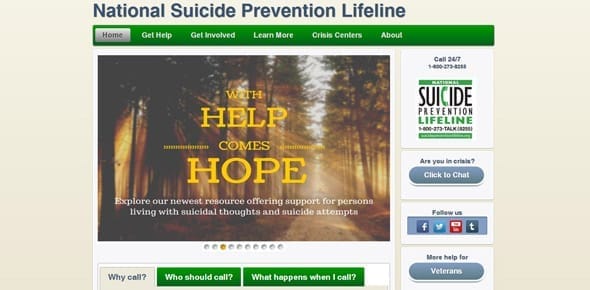 Screenshot of NSPL's homepage
