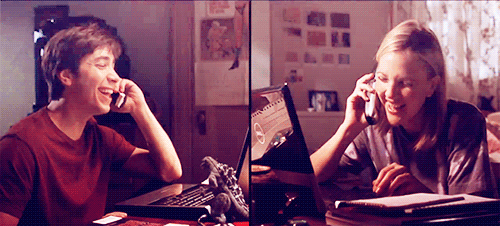 GIF of Drew Barrymore and Justin Long From Going the Distance GIF of Drew Barrymore and Justin Long From Going the Distance