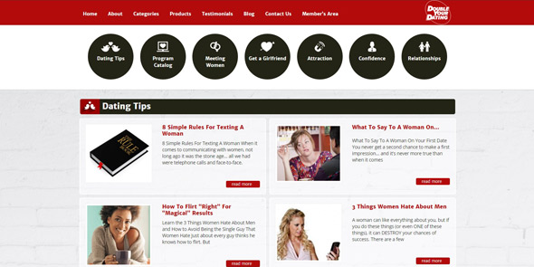 Screenshot of DoubleYourDating.com