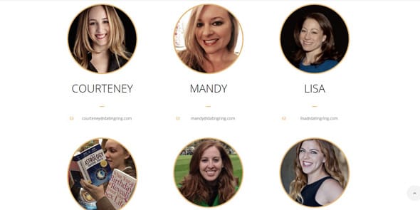 Photo of Dating Ring's matchmakers