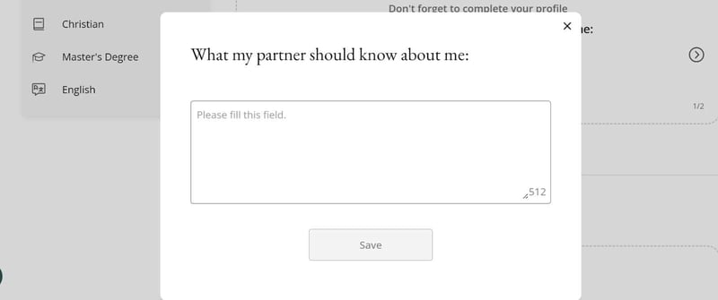 Prompt: what my partner should know about me Prompt: what my partner should know about me