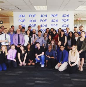 Photo of POF team