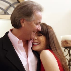 Photo of Julie with the love of her life