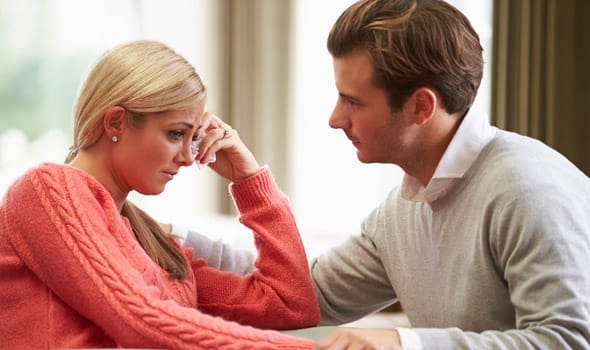 A couple dealing with depression A couple dealing with depression