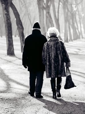 Photo of a senior couple