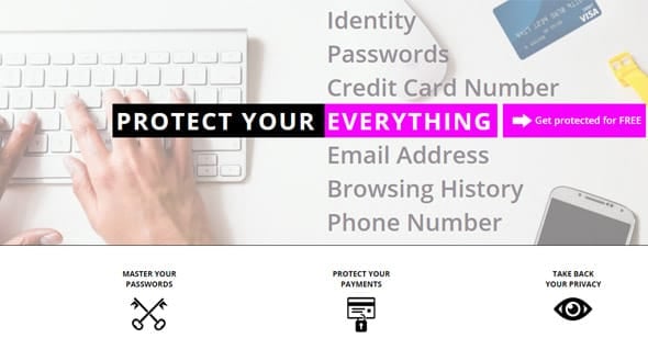 Screenshot of Abine homepage