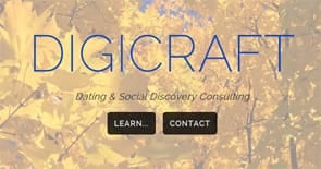 A screenshot of the Digicraft homepage