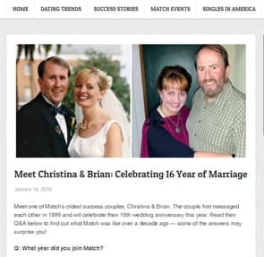 Match.com success stories