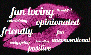 An example image of Pink Lobster Lip Words
