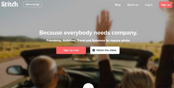 Stitch homepage