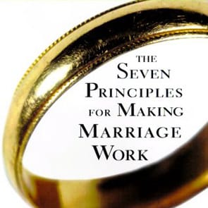 Photo of "The Seven Principles for Making Marriage Work" book cover