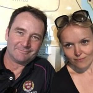 Photo of Mark Brooks and his wife