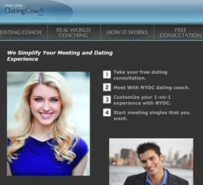 Screenshot of NYDC coaching page