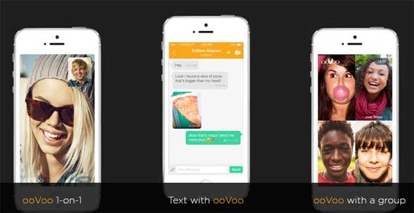 Screenshot of ooVoo's many uses
