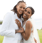Photo of Seimone Augustus and Michelle LaTaya Varner 