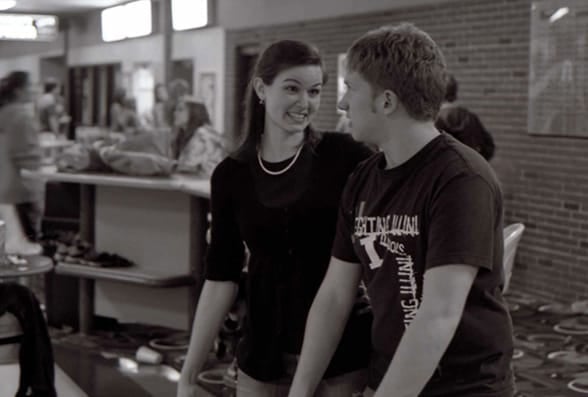 Photo of volunteers sharing an experience