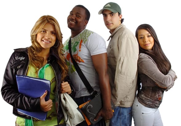 Photo of young volunteers