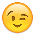 Image of winking emoji
