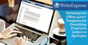 The #1 Resource for Romantic Correspondence: WriteExpress Offers 4,000+ Templates for Everything From Love Letters to Apologies
