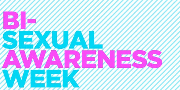 Photo of the Bisexual Awareness Week banner
