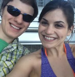 Cassie and Nathan, a happy couple who met on Christian Mingle