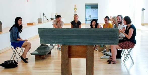Photo of The Center of Attention session at The Noguchi Museum