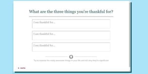 Screenshot of eharmony's question Screenshot of eharmony's question