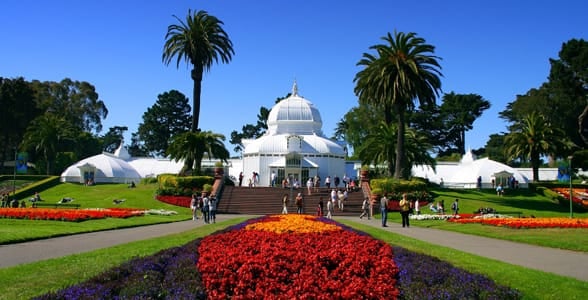 Photo of the Conservatory of Flowers