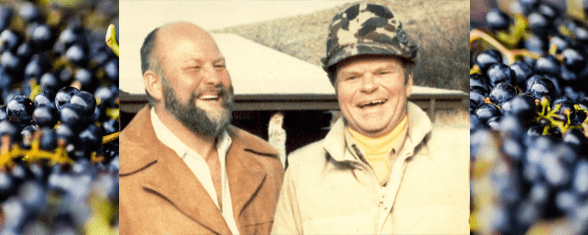 Photo of Silver Oak Founders Raymond Duncan and Justin Meyer