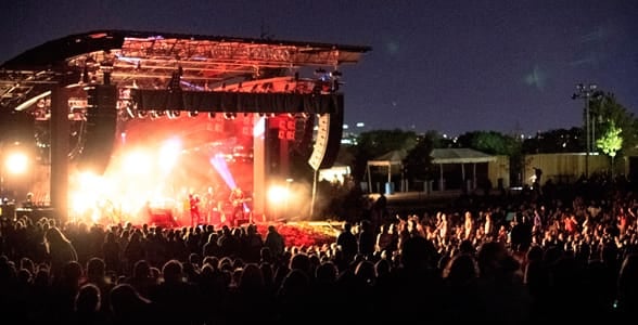 Photo of an outdoor concert at Red Butte Garden
