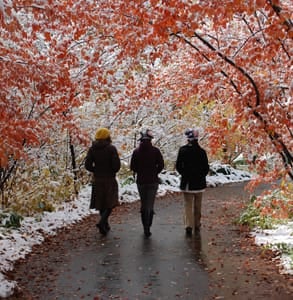 Photo of people walking in Red Butte Garden
