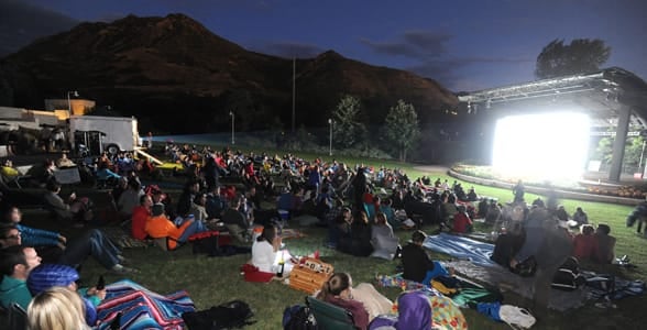 Photo of the Sundance movie showings at Red Butte Garden
