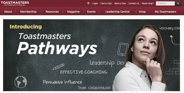 Screenshot of the Pathways Learning Experience webpage