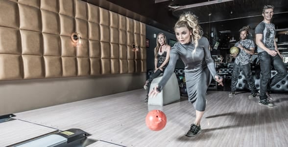 Photo of people bowling at Lucky Strike